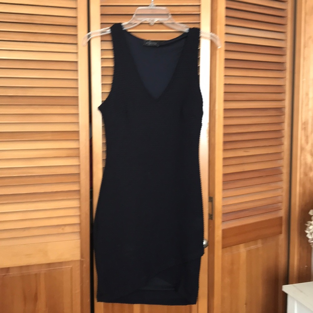 ASTR Navy Blue Bodycon Dress